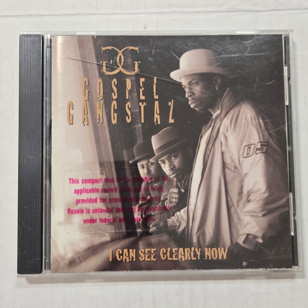 Vintage 1999 Gospel Gangstaz I Can See Clearly Now CD B Rite West Coast Rap Rare